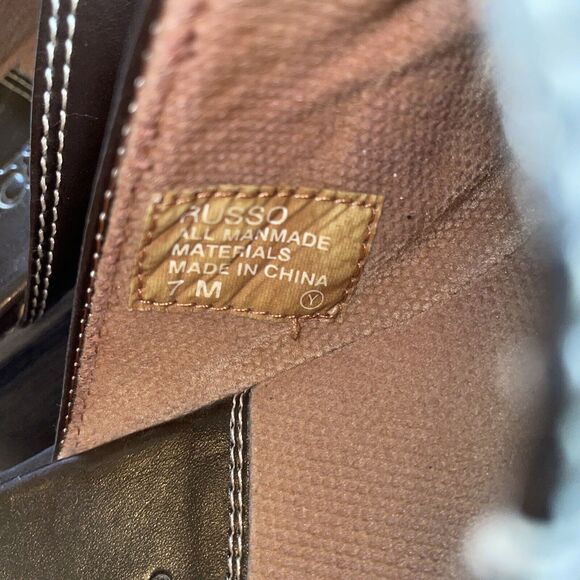 Mudd Casual Mules Women’s Size 7 Medium Brown Leather Slip On Comfort - Picture 3 of 12